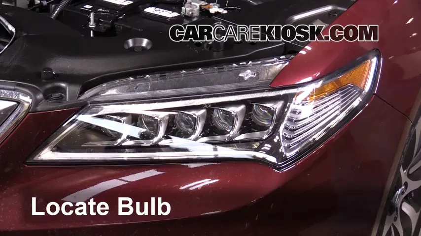 2015 Acura TLX 2.4L 4 Cyl. Éclairage Feu clignotant avant (remplacer l'ampoule)